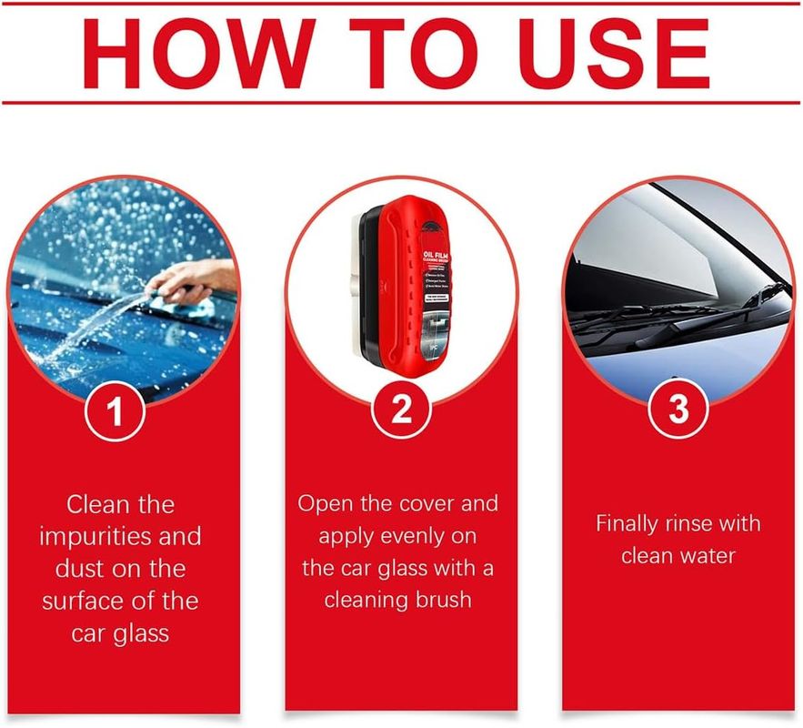 π Multifunctional Car Glass Oil Film Removal Brush