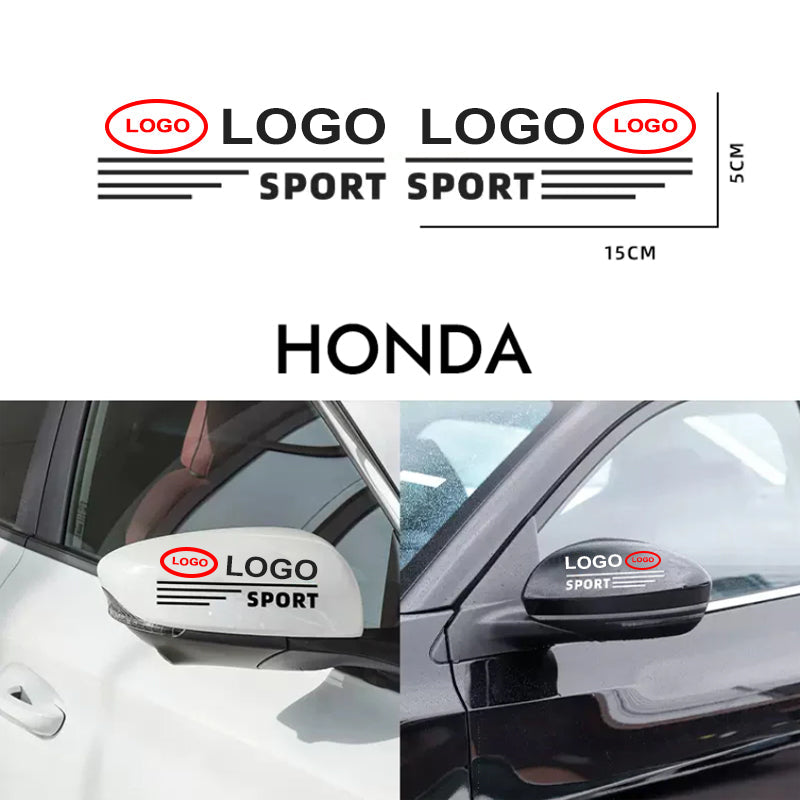 Customized Reflective Stickers For Rearview Mirror