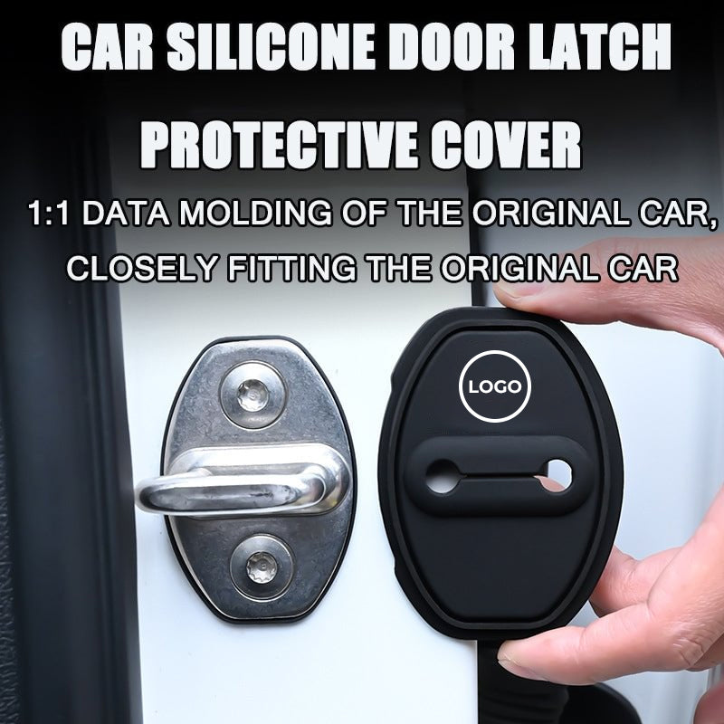 Custom Made Car Silicone Door Latch Protective Cover(4PCS)