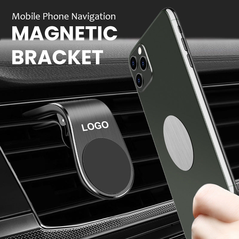Customized magnetic mount for cell phone navigation