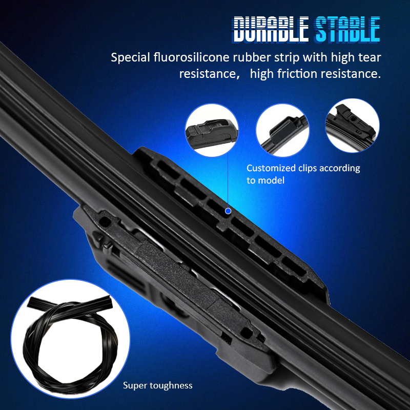 Customized wiper blades to match your car model (1 pair)