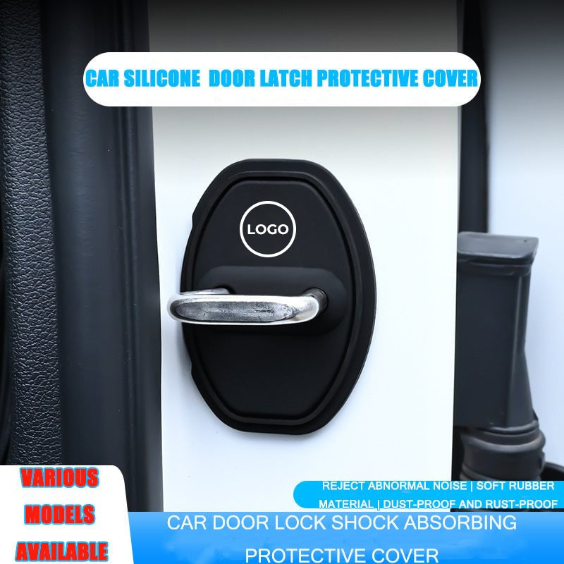 Custom Made Car Silicone Door Latch Protective Cover(4PCS)