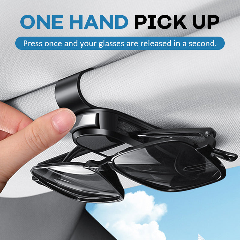 😎🚗 Custom Rotating Car Sunglasses Clip