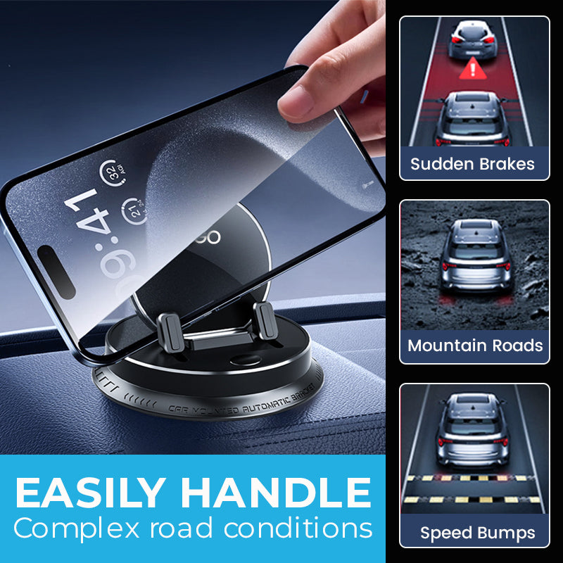 Multifunctional electric car dashboard mobile phone holder with logo