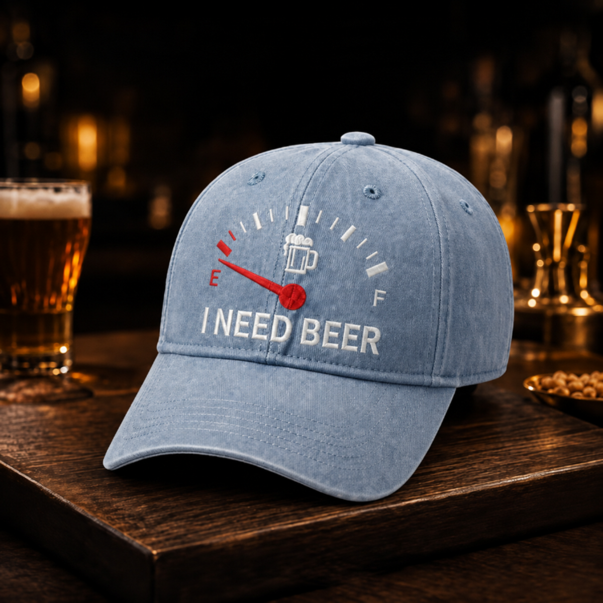 šŗ 'I NEED BEER' embroidered baseball cap ā Unisex commemorative cap š§¢