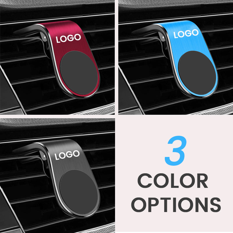 Customized magnetic mount for cell phone navigation