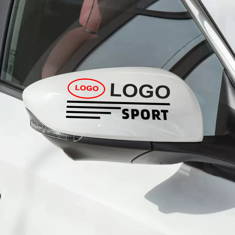 Customized Reflective Stickers For Rearview Mirror