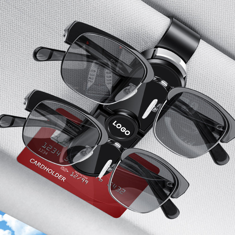 😎🚗 Custom Rotating Car Sunglasses Clip