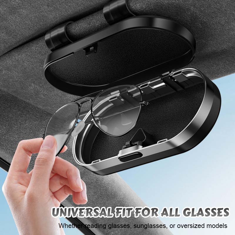 Customized Mirrored Car Glasses Case