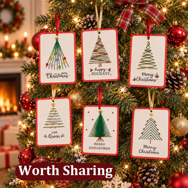 đđ§”Christmas String Art Greeting Card DIY Kit