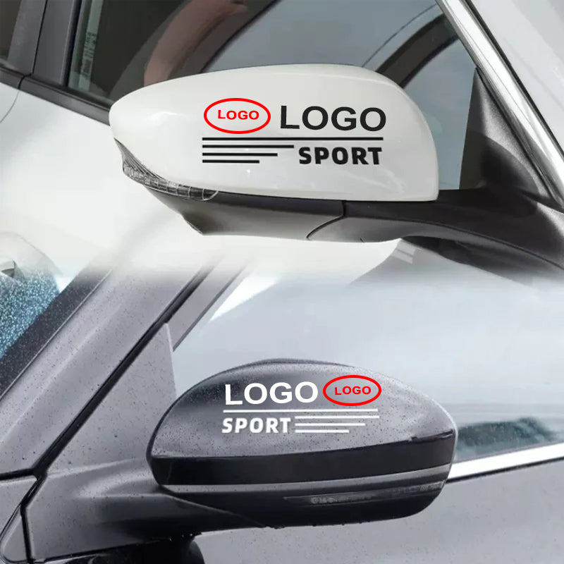 Customized Reflective Stickers For Rearview Mirror