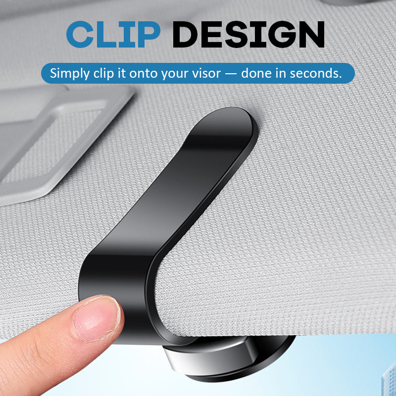 😎🚗 Custom Rotating Car Sunglasses Clip