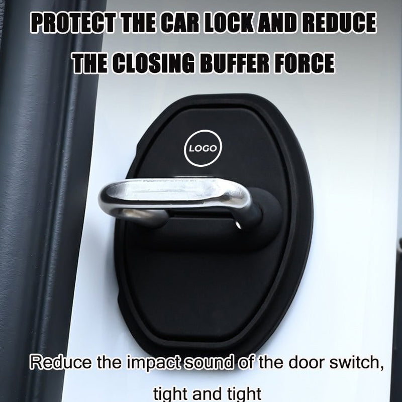 Custom Made Car Silicone Door Latch Protective Cover(4PCS)