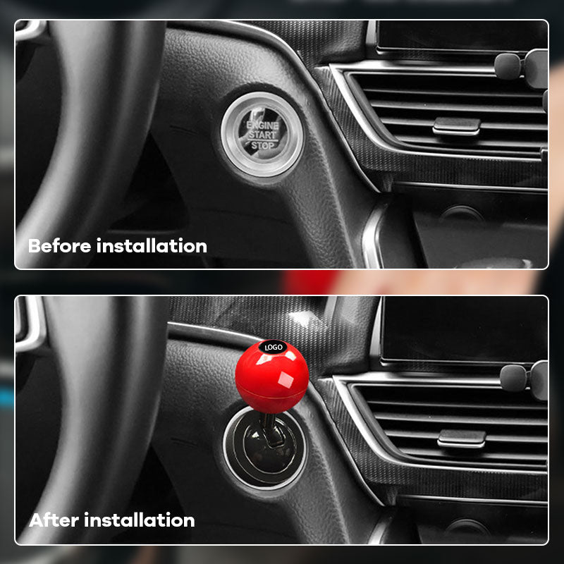 Custom Car Engine Start Button Rocker Ball