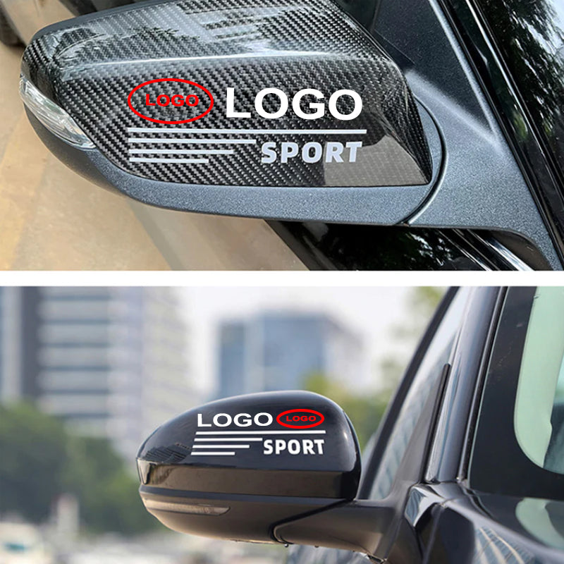 Customized Reflective Stickers For Rearview Mirror