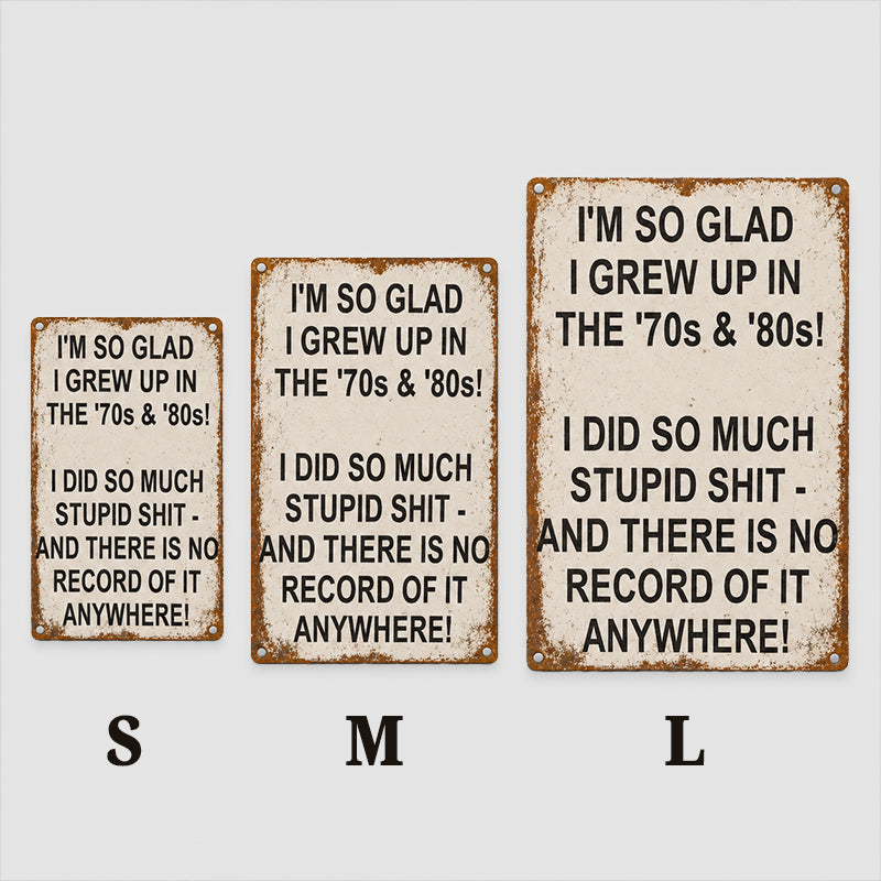 Fortunate Finds Vintage Metal Sign