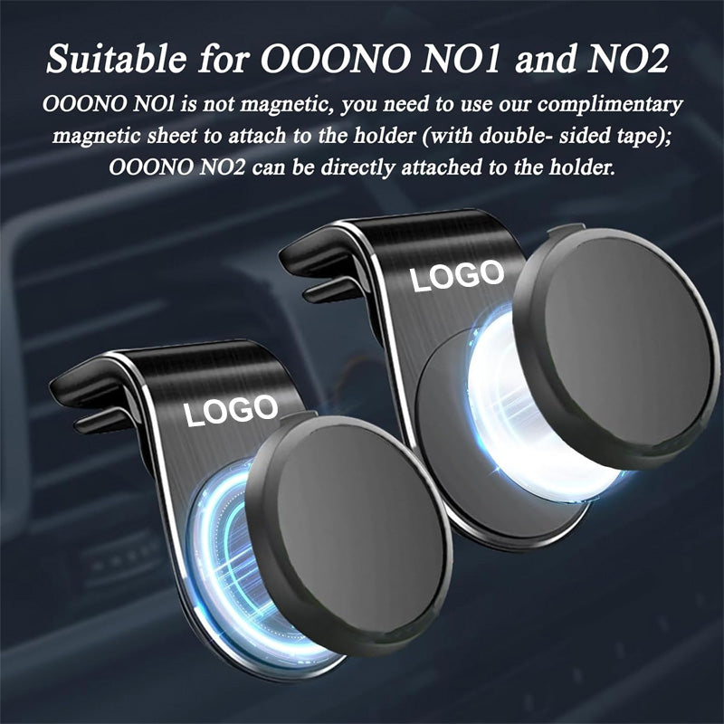 Customized magnetic mount for cell phone navigation