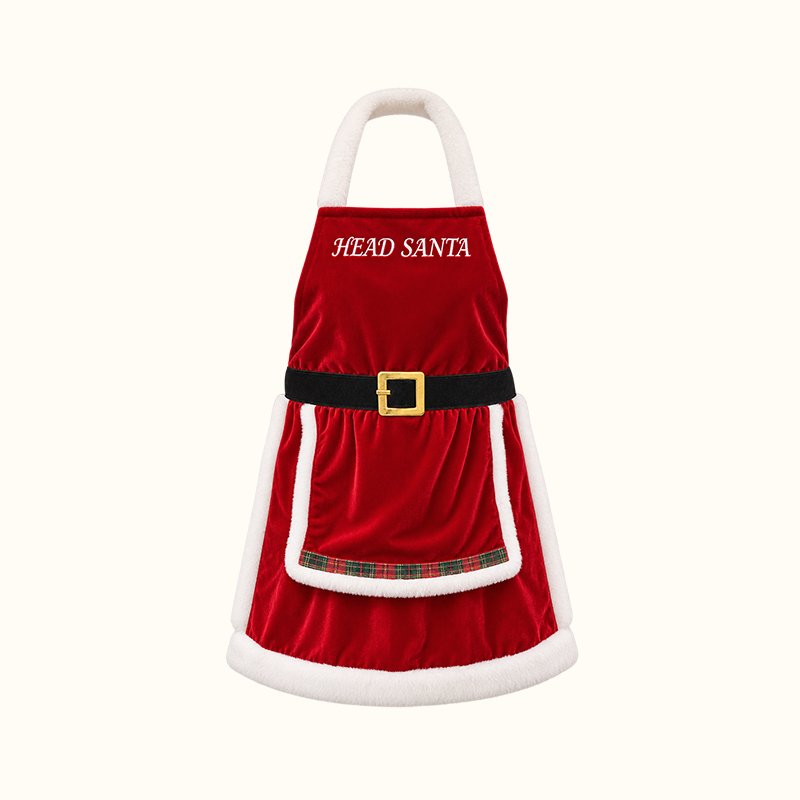 Santa Costume Kitchen Apron