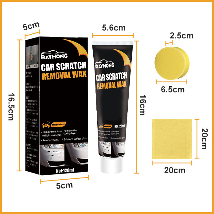 Car Paint Polishing Compound for Scratch Reduction – For Black & Light-Colored Paints 🚗✨