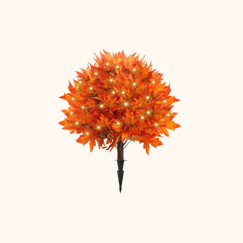 Light-Up Autumn Maple Tree β LED Fall Tree Ornament