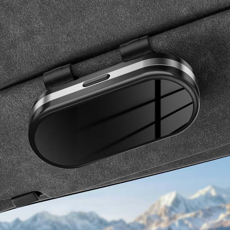Customized Mirrored Car Glasses Case