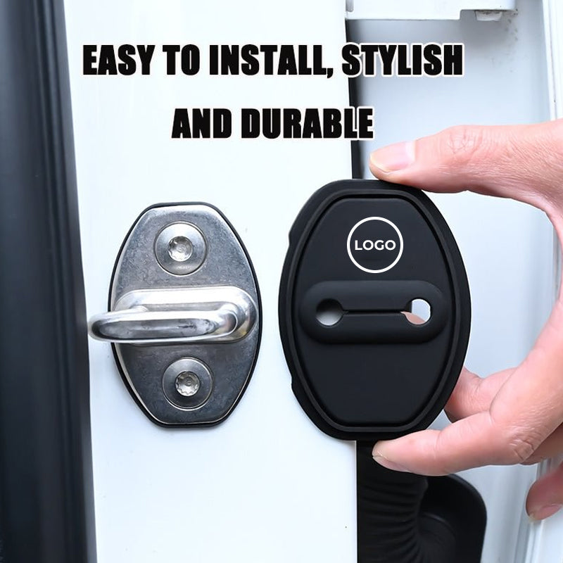 Custom Made Car Silicone Door Latch Protective Cover(4PCS)