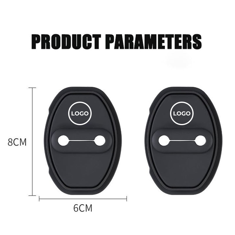 Custom Made Car Silicone Door Latch Protective Cover(4PCS)