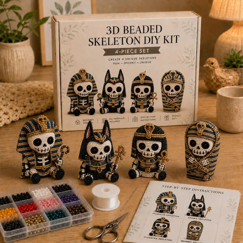 🔥Last Day 50% OFF 💀 3D Beaded Skeleton DIY Kit