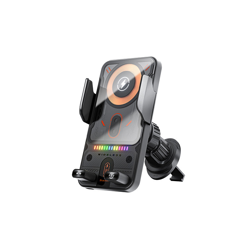 ✨2-in-1 Smart Car Phone Holder With Swivel Function And Wireless Charger