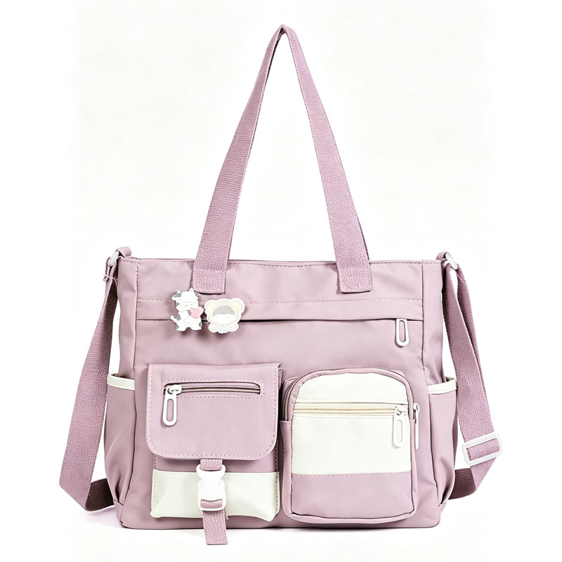 ✨Large Capacity Multi-Pocket Canvas Tote Bag✨