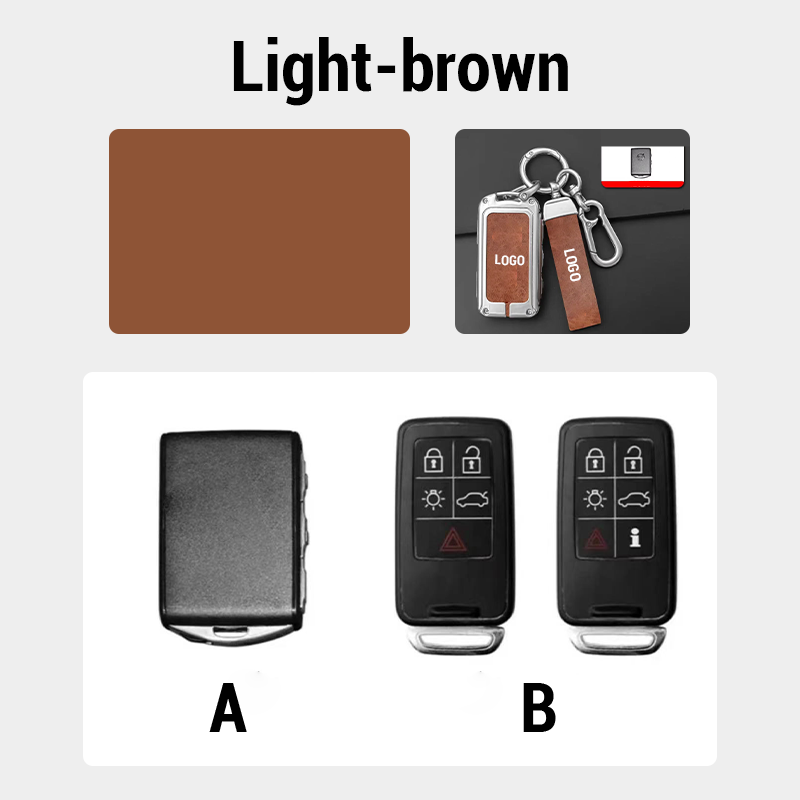【For Volvo】 - Genuine Leather Key Cover