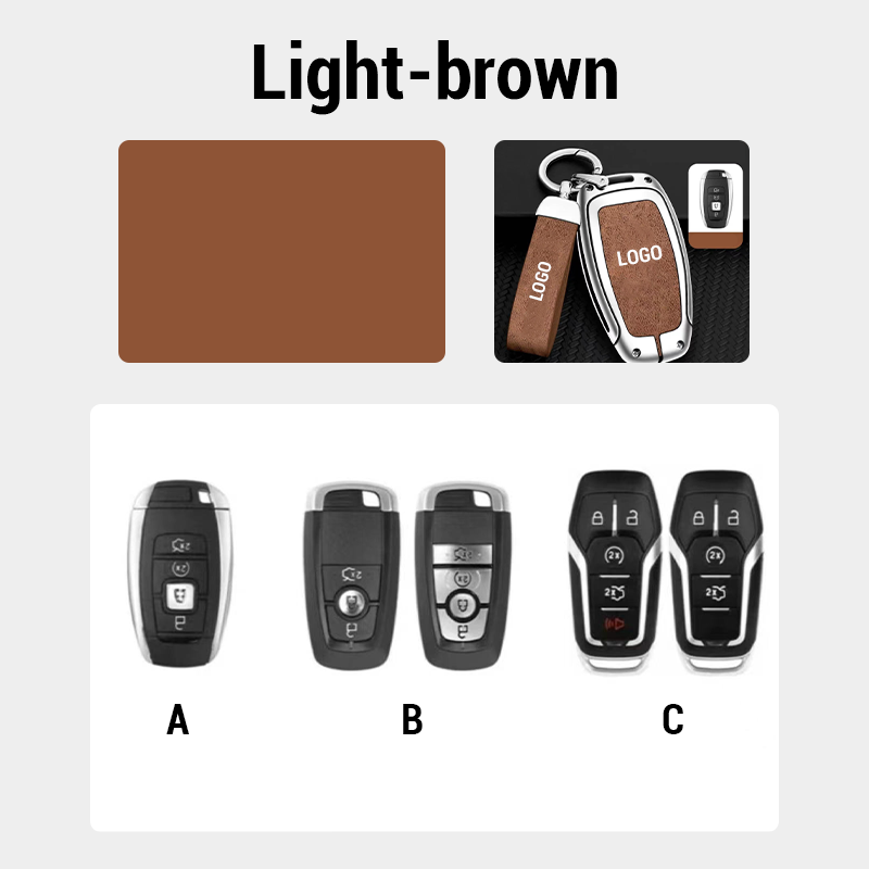 【For Lincoln】 - Genuine Leather Key Cover