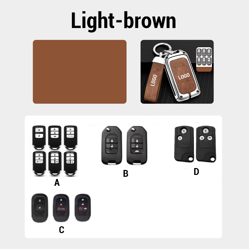 【For Honda】 - Genuine Leather Key Cover