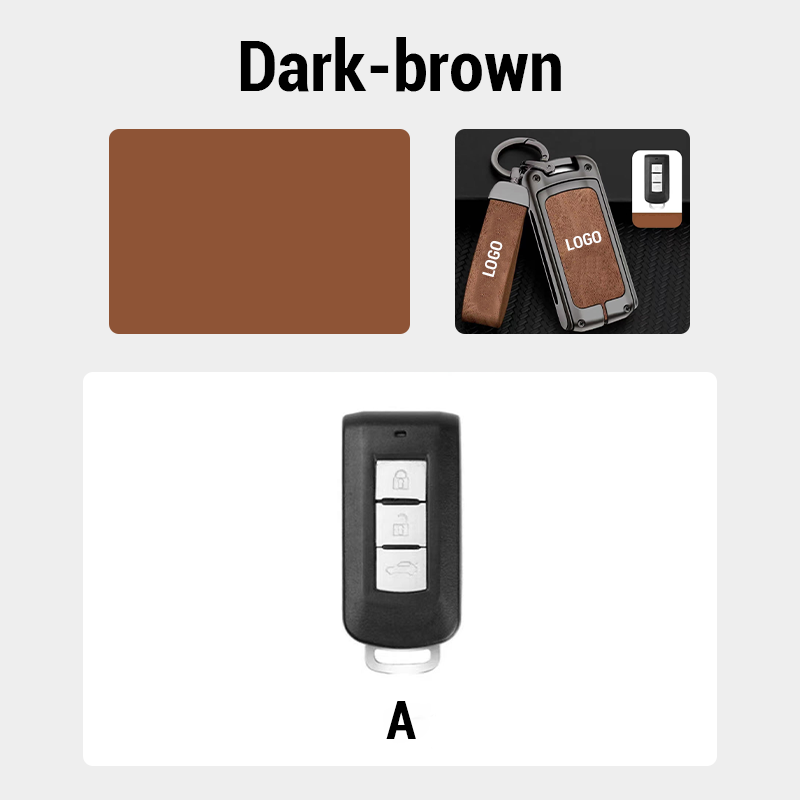 【For Mitsubishi】Leather Keychain