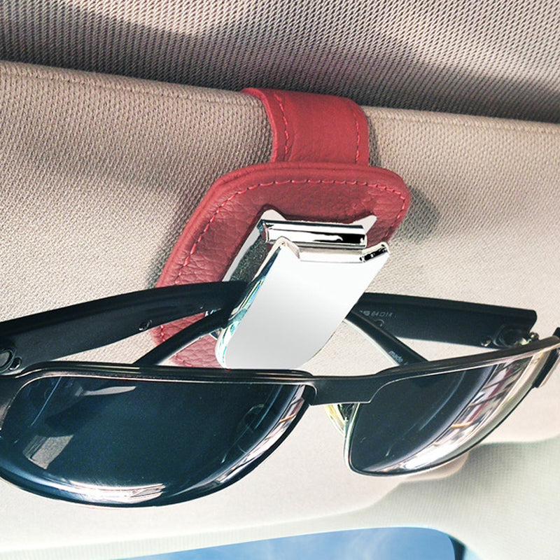 Custom Made Car Visor Mounted Glasses Holder