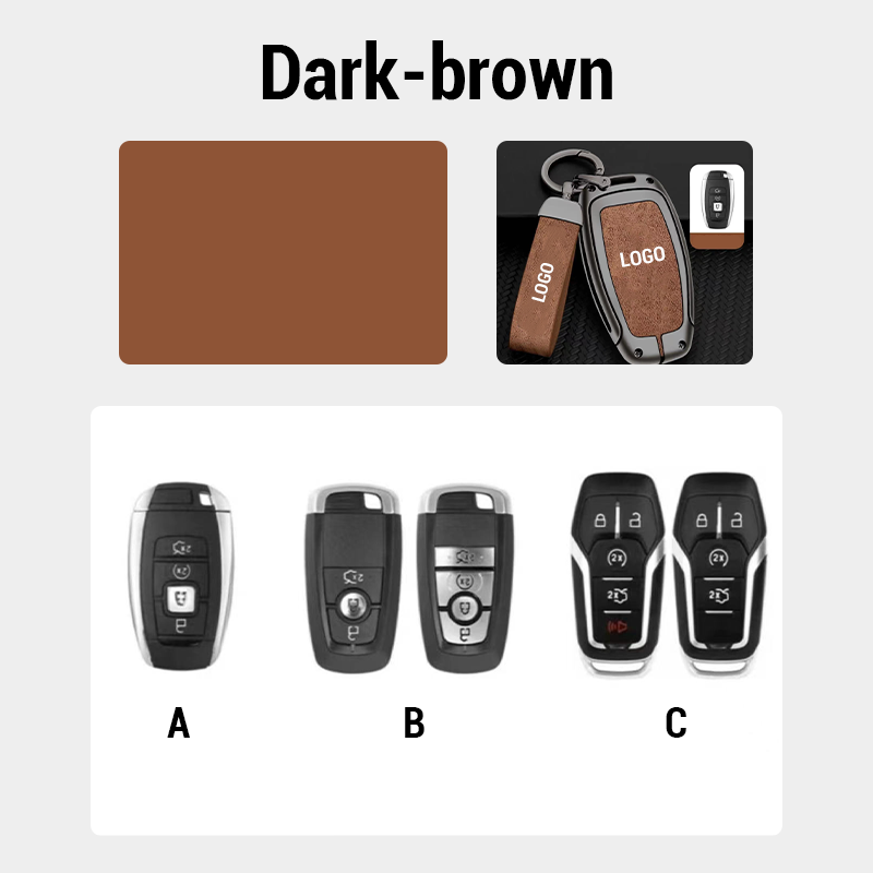 【For Lincoln】 - Genuine Leather Key Cover
