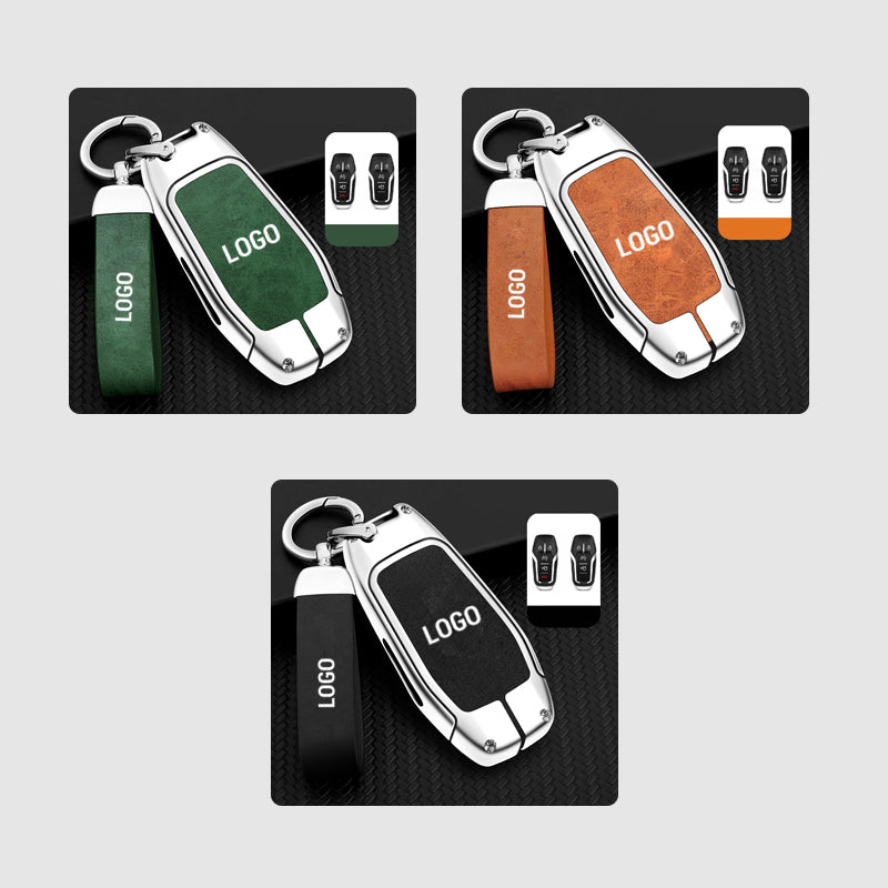 【For Mustang】 Leather Keychain