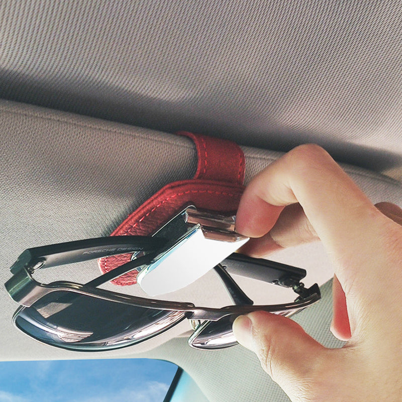Custom Made Car Visor Mounted Glasses Holder