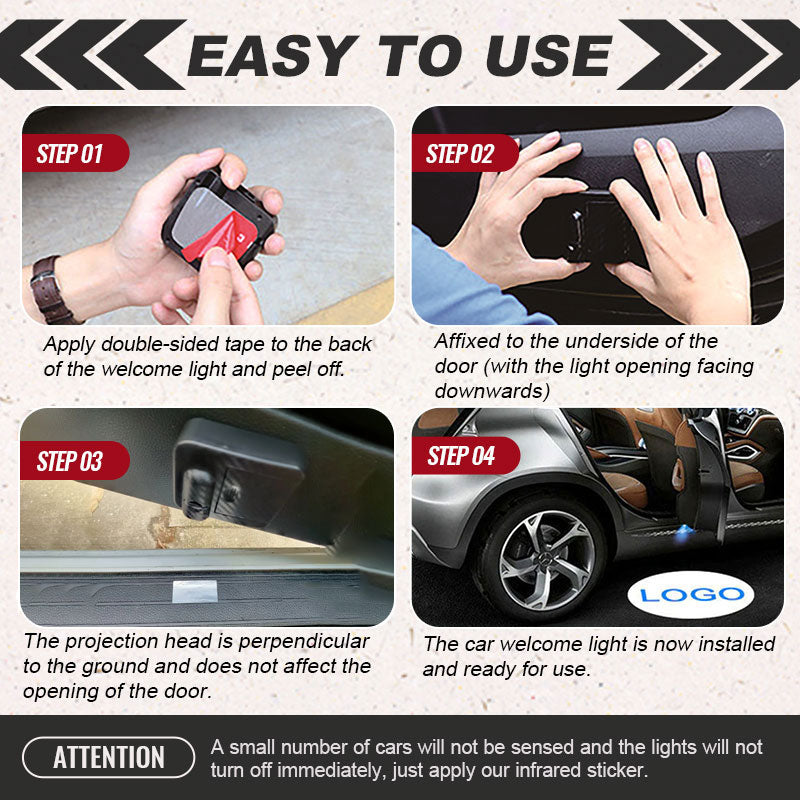 Custom Made HD Car Welcome Light