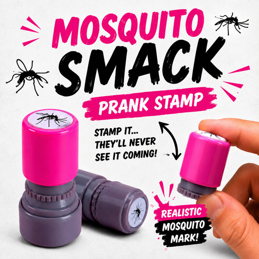 Mosquito Smack Prank Stamp | Realistic Gag Toy for Hilarious Pranks & Summer Fun