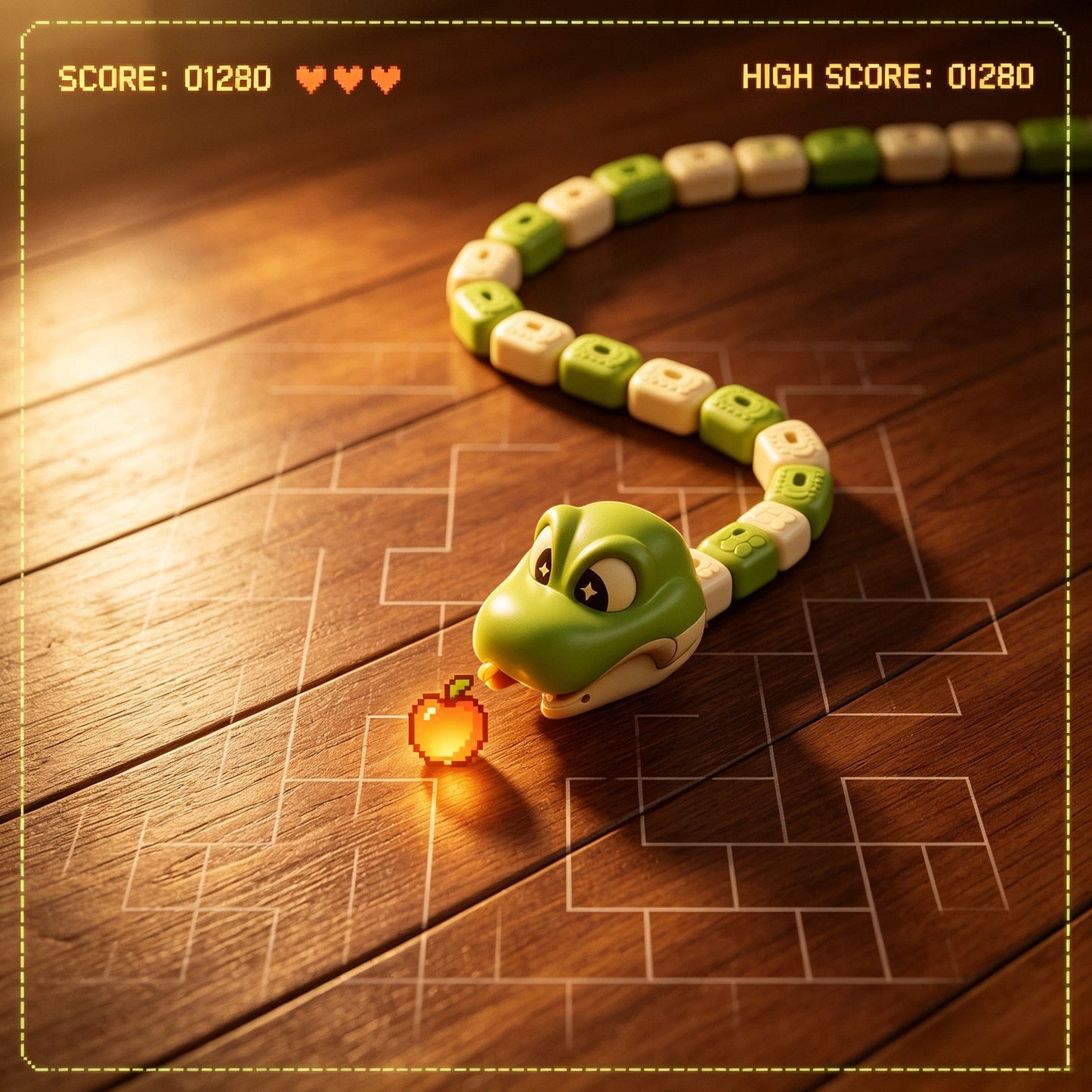 Remote Control Snake Battle Toy – Magnetic Racing Car for Kids