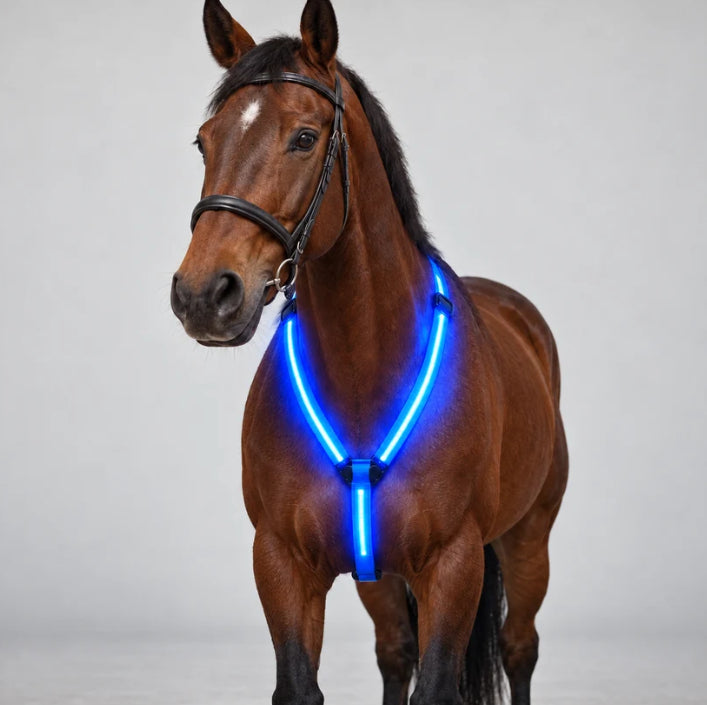 🐎✨ Light-Up Horse Riding Set – Be Seen After Dark on Evening Rides!