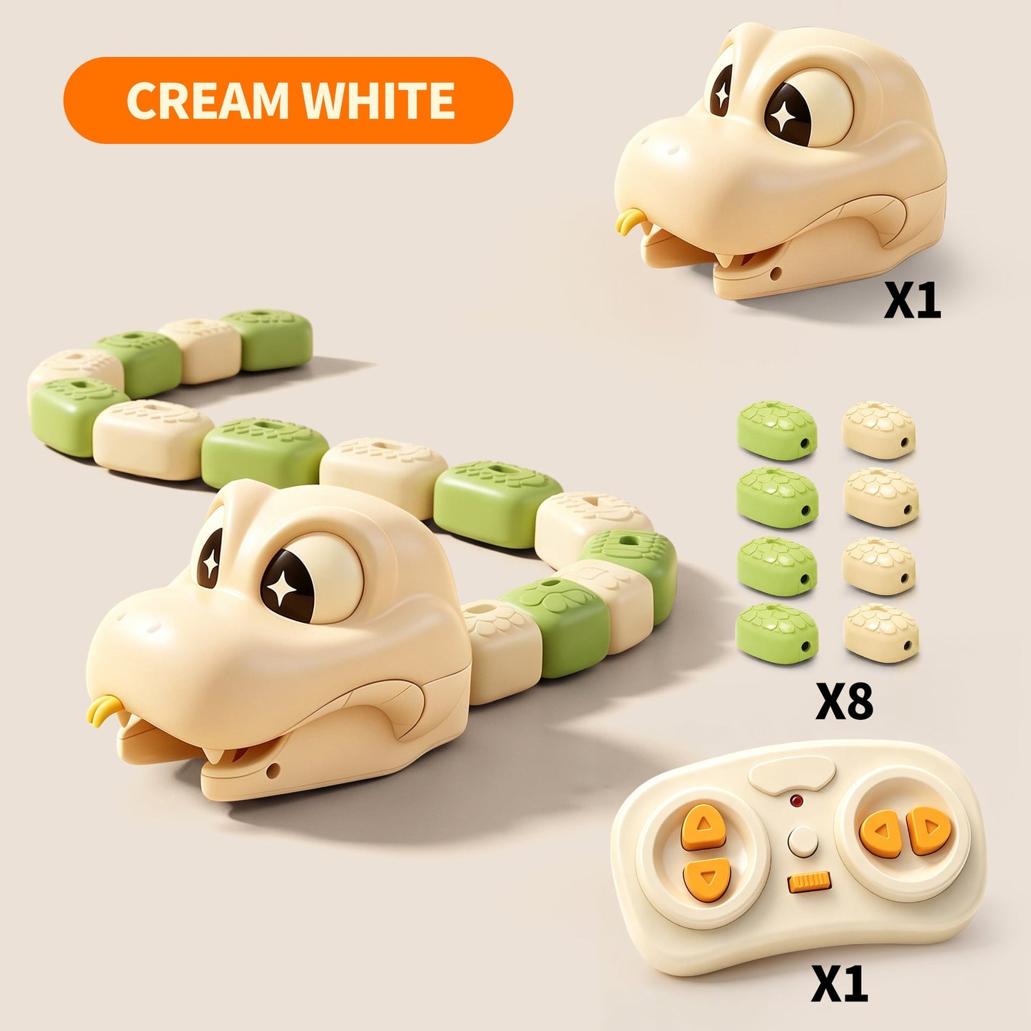 Remote Control Snake Battle Toy – Magnetic Racing Car for Kids