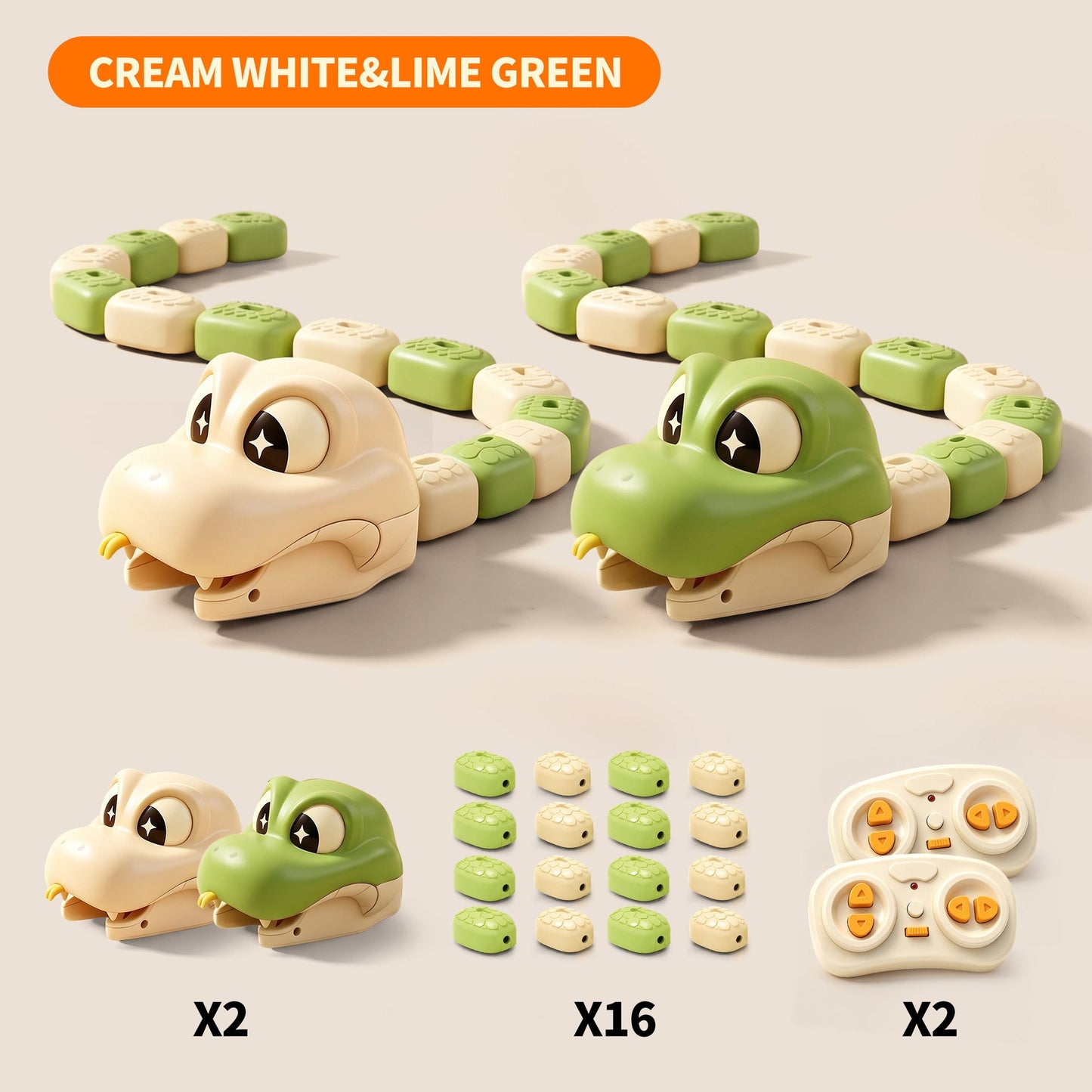 Remote Control Snake Battle Toy – Magnetic Racing Car for Kids