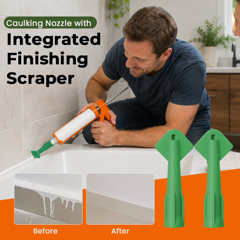 Grout Nozzle with Integrated Trimming Blade