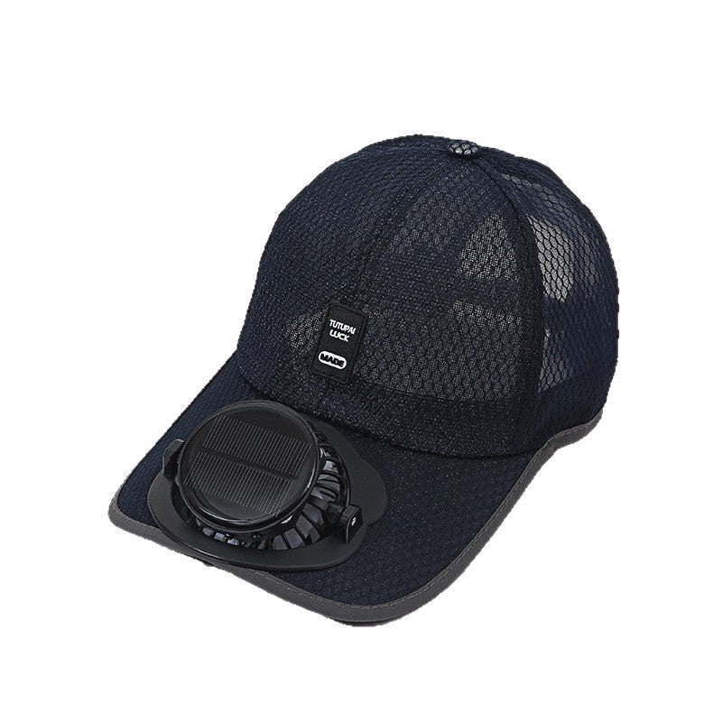 ☀️ Premium Solar Powered Fan Cap — Ultimate Cooling with UPF50+! 🌬️🔥