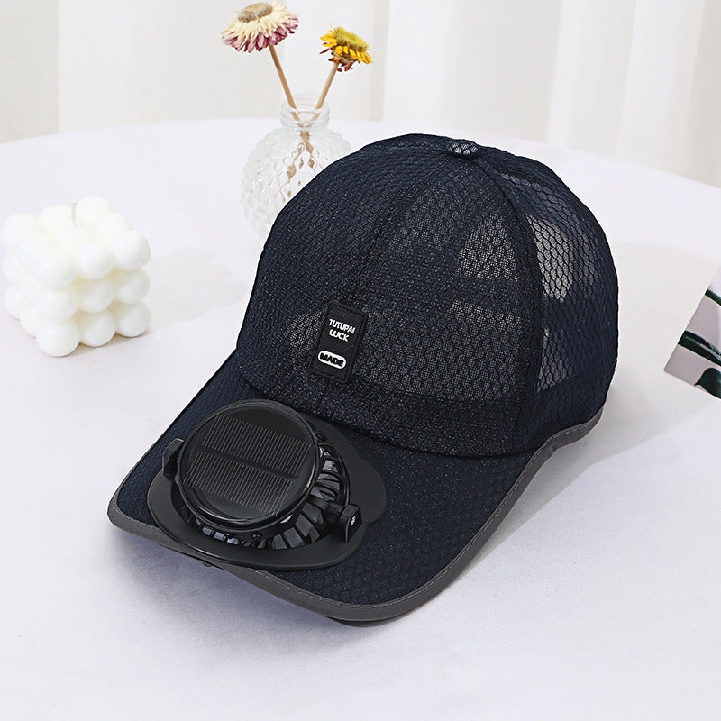 ☀️ Premium Solar Powered Fan Cap — Ultimate Cooling with UPF50+! 🌬️🔥