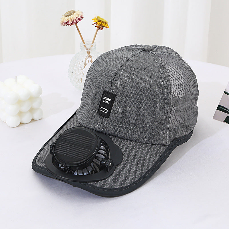 ☀️ Premium Solar Powered Fan Cap — Ultimate Cooling with UPF50+! 🌬️🔥