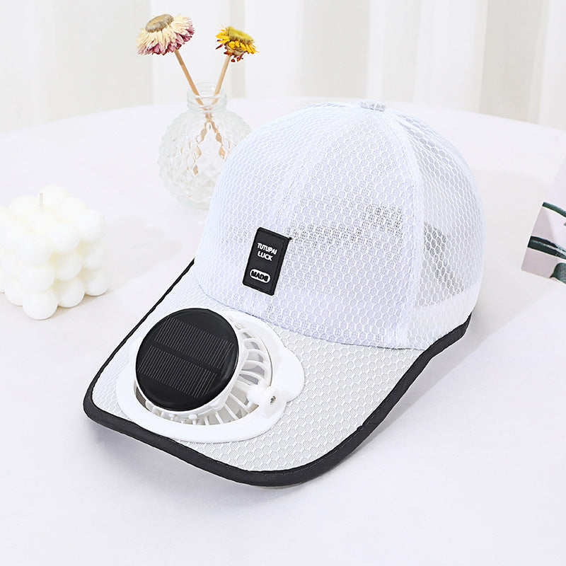 ☀️ Premium Solar Powered Fan Cap — Ultimate Cooling with UPF50+! 🌬️🔥