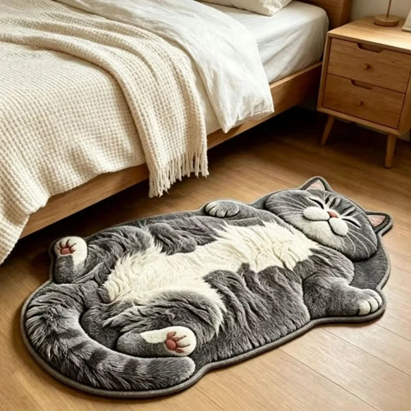 Cat-Shaped Floor Mat